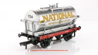 37-659C Bachmann 14T Tank Wagon number 754 -  'National Benzole Mixture' Silver